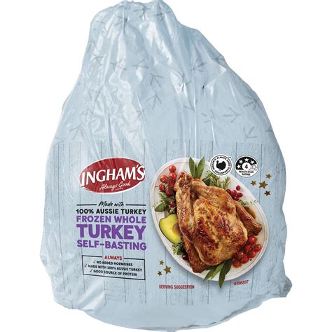 Inghams Frozen Whole Turkey 6kg Woolworths