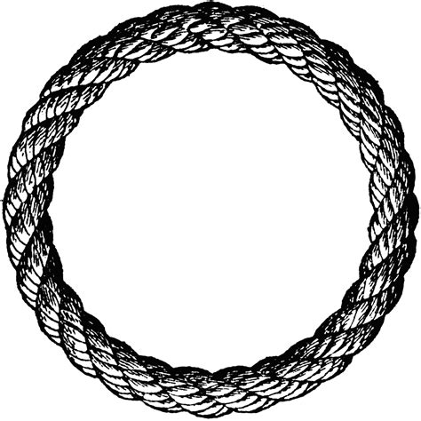Rope Circle Drawing Free Image Download