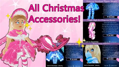 All Christmas Accessories Coming Back To Royale High Youtube