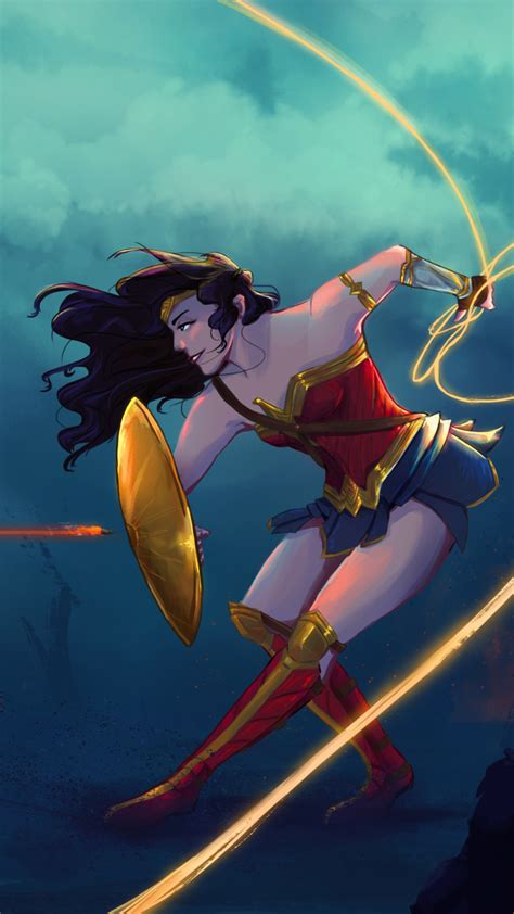 1080x1920 1080x1920 Wonder Woman Hd Superheroes Artist Artwork Deviantart Digital Art