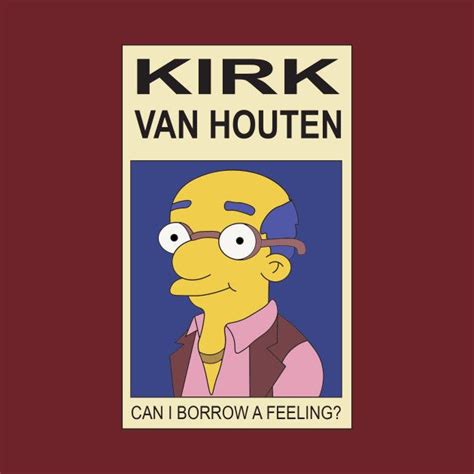New Kirk Van Houten Design Is Now Available Teepublic Kirk Van