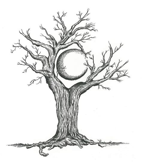 We did not find results for: This drawing is of a crescent moon surrounded by the tree ...
