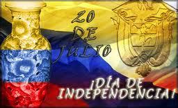 El día de la independencia se celebra en colombia el 20 de julio de cada año. INDEPENDENCIA DE COLOMBIA