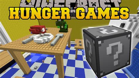 Minecraft Kitchen Hunger Games Lucky Block Mod Modded Mini Game