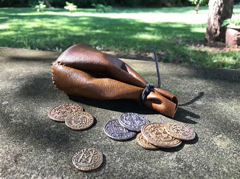 Medieval Leather Coin Pouch Etsy