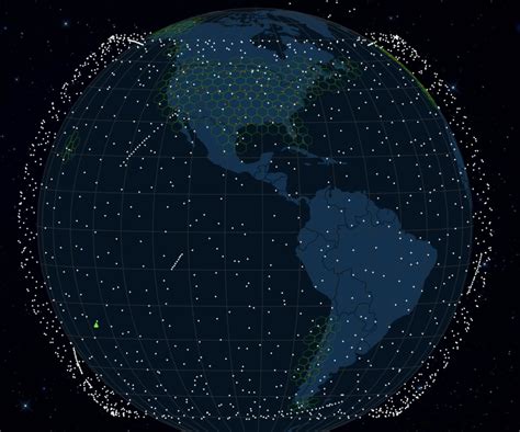 Real Time View Of Starlink Satellites
