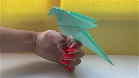 Como Fazer Um Papagaio De Papel Origami Papagaio Youtube