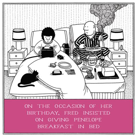 Breakfast In Bed Funny Fred Birthday Card Cards Love Kates