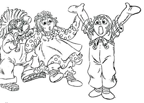 Raggedy Ann Coloring Pages At Free Printable