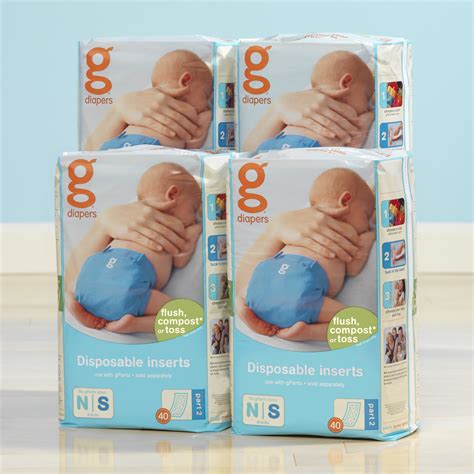 Gdiapers Disposable Diaper Inserts 4 Pack Choose Your Size