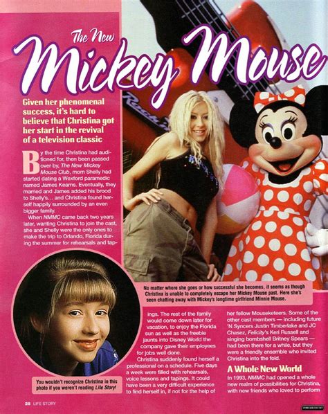 Christinaaguilera 90s 2000s Magazine New Mickey Mouse Club 90s