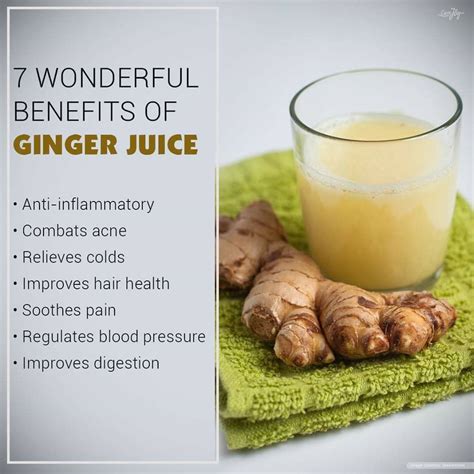 Health Benefits Of Ginger Juice And Nutrition Facts Ph