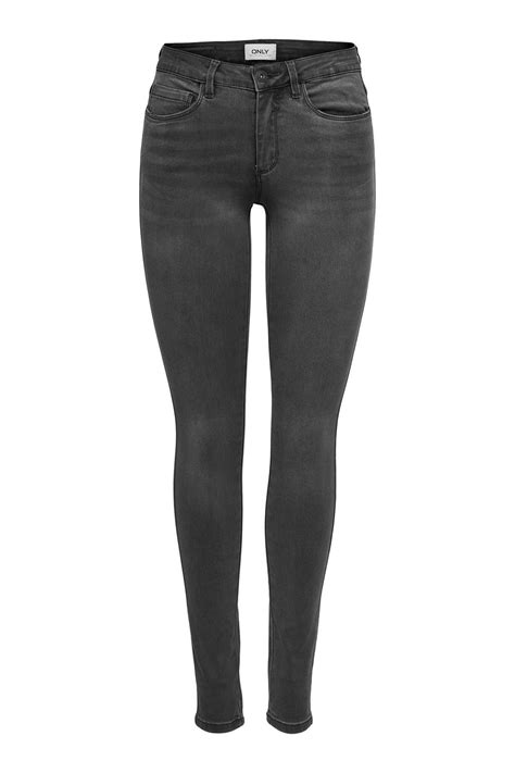 Only Skinny Jeans Onlroyal Dark Grey Denim Wehkamp