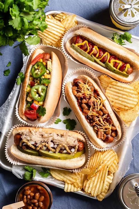 Ultimate Hot Dog Bar Ideas For A Party Celebrations At Home