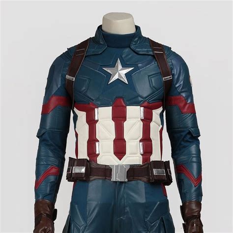 Captain America 3 Civil War Steven Rogers Cosplay Costume Captain Amer