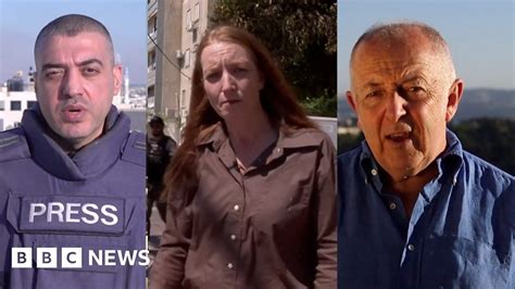 Israel Gaza Bbc Reporters Reaction On The Ground Bbc News