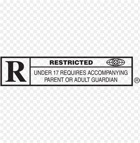 Rated R Logo Vector