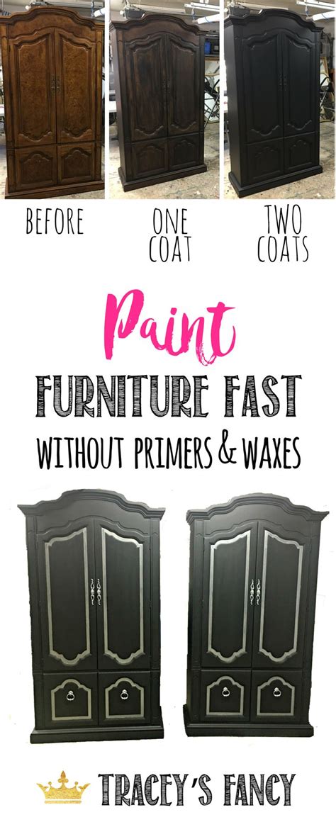 How To Paint Furniture Fast Without Primers Or Waxes Furniture
