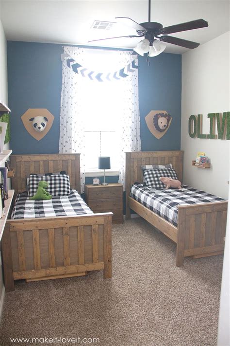 The idea can fluctuate greatly and isn't limited to some only. Ideas for a Shared BOYS Bedroom (...yay, all done ...