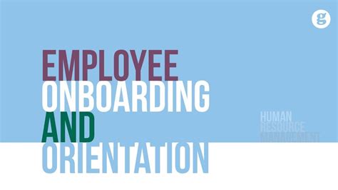 Employee Onboarding And Orientation Youtube Vrogue