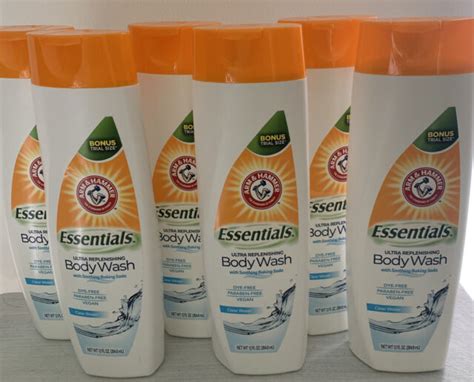 6 Arm And Hammer Essentials Clear Water Scent Ultra Replenishing Body