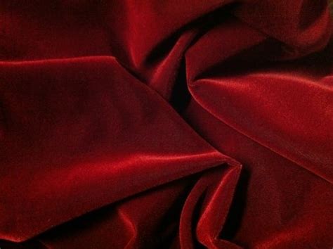 Red Velvet Fabric 45 Inch Fabric By The Yard Red Fabric Medium Weight