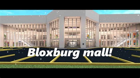 Building A Bloxburg Mall Ep 1 Exterior Layout Bathrooms Food Court