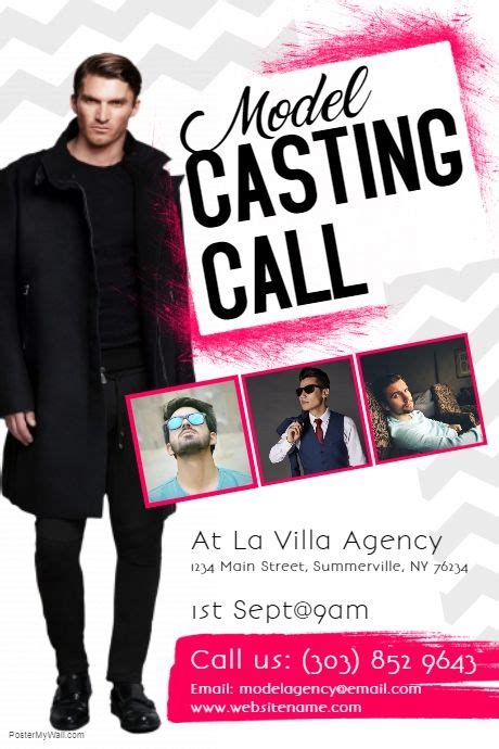 Model Casting Call Flyer Casting Call Flyer Template Flyer