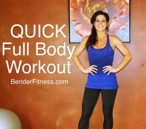 Quick Full Body Home Workout For Sculpting Shaping And