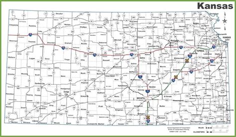 Kansas Road Map Kansas Map Map Roadmap