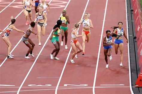 team usa wins gold in women s 4x400m relay at 2021 olympics popsugar fitness uk photo 5