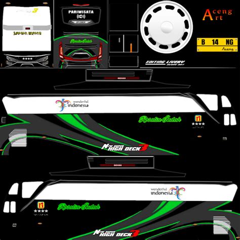 Download 23 Livery Template Bussid Bus Simulator Indonesia Keren