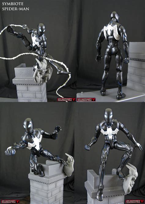 Symbiote Spider Man Custom Action Figure By Jin Saotome On Deviantart