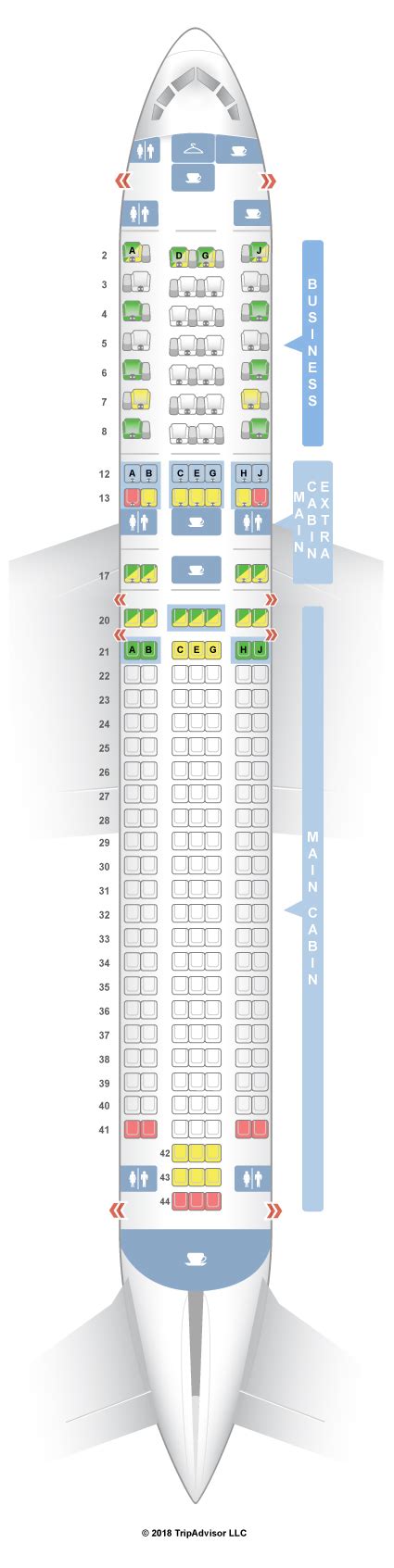 Seatguru Seat Map American Airlines Boeing 767 300 763 V2