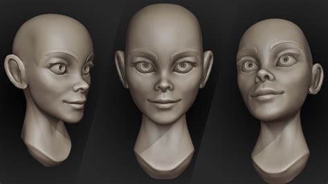 Artstation Stylized Female Face Tutorial