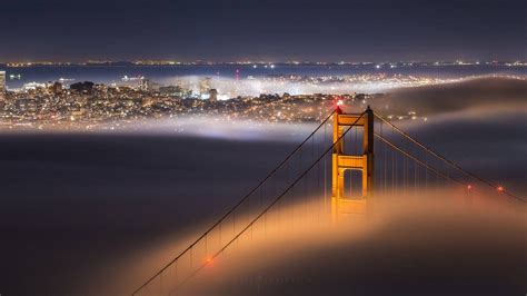 Golden Gate Bridge Fog Photography San Franccisco Michael Shainblum