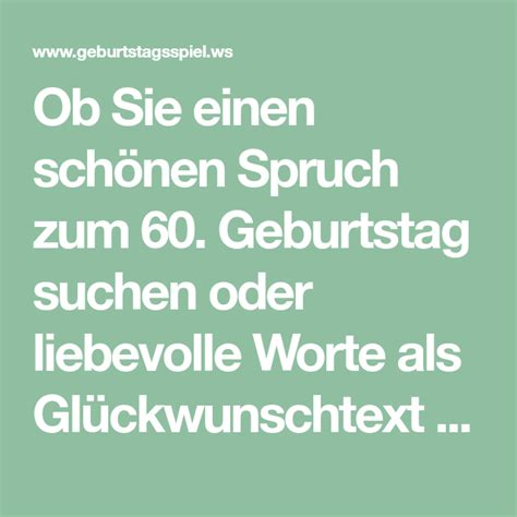 Cooler Spruch Zum 60 Geburtstag DE Spruch