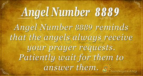 Angel Number 8889 Meaning Divine Help Sunsignsorg