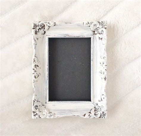 Shabby Chic Creamy White Wooden Picture Frame Painted Wood Wall Hanging