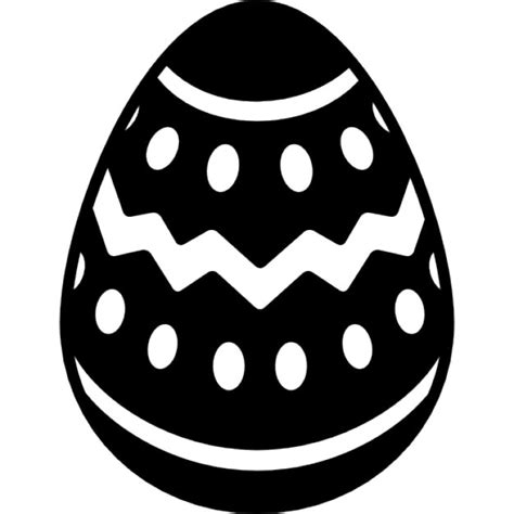 Huevo De Pascua Con Líneas Y Puntos Decoración Descargar Iconos Gratis