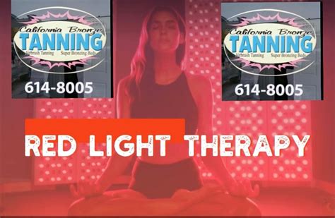red light therapy california bronze tanning center