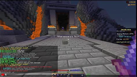 Hypixel Skyblock 1 More Level In Combat Xp Then Money Making Youtube