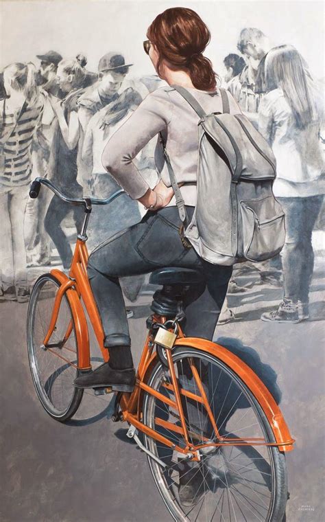 Bike Girl Marc Figueras Oil Painting R Art