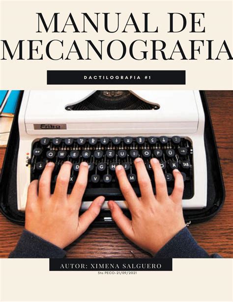 Manual De Mecanografia By Ximena Salguero Issuu