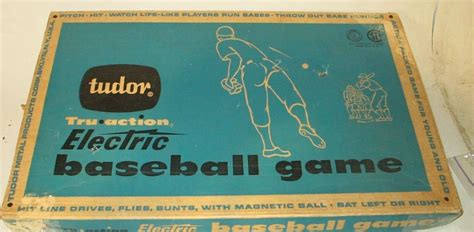Vintage Tudor Tru Action Electronic Baseball Game Complete W Directions