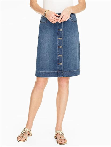 Denim A Line Skirt Clothes Clothes For Women Skirts