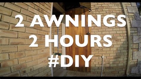Maybe you would like to learn more about one of these? Outside door awnings | GoPro Time lapse | #DIY 4 March ...