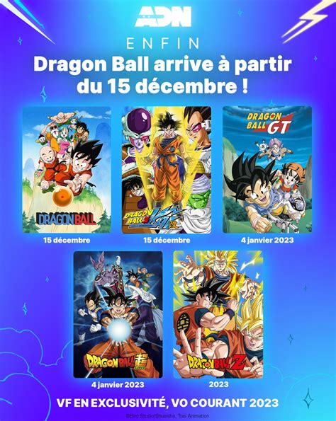 Dragon Ball La Saga Complète Arrive Sur Adn En Vf Et Vostfr Animotaku