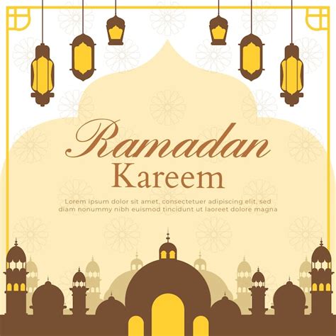 Premium Vector Ramadhan Background