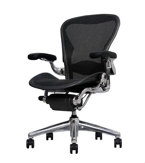 Herman Miller Classic Aeron Task Office Chair Chrome Size B Ergonomic